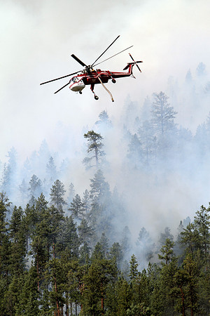 Skycrane near Greer