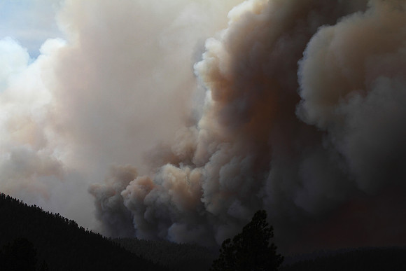 Wallow Fire from near Sprucedale